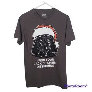 NWT Star Wars Darth Vader Christmas Tee Sz Sm